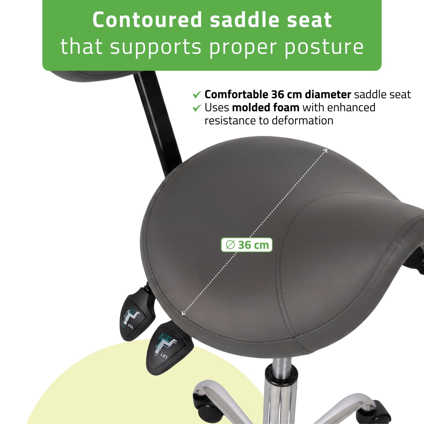 Meistro kėdė Sola Comfy Base k521, pilka