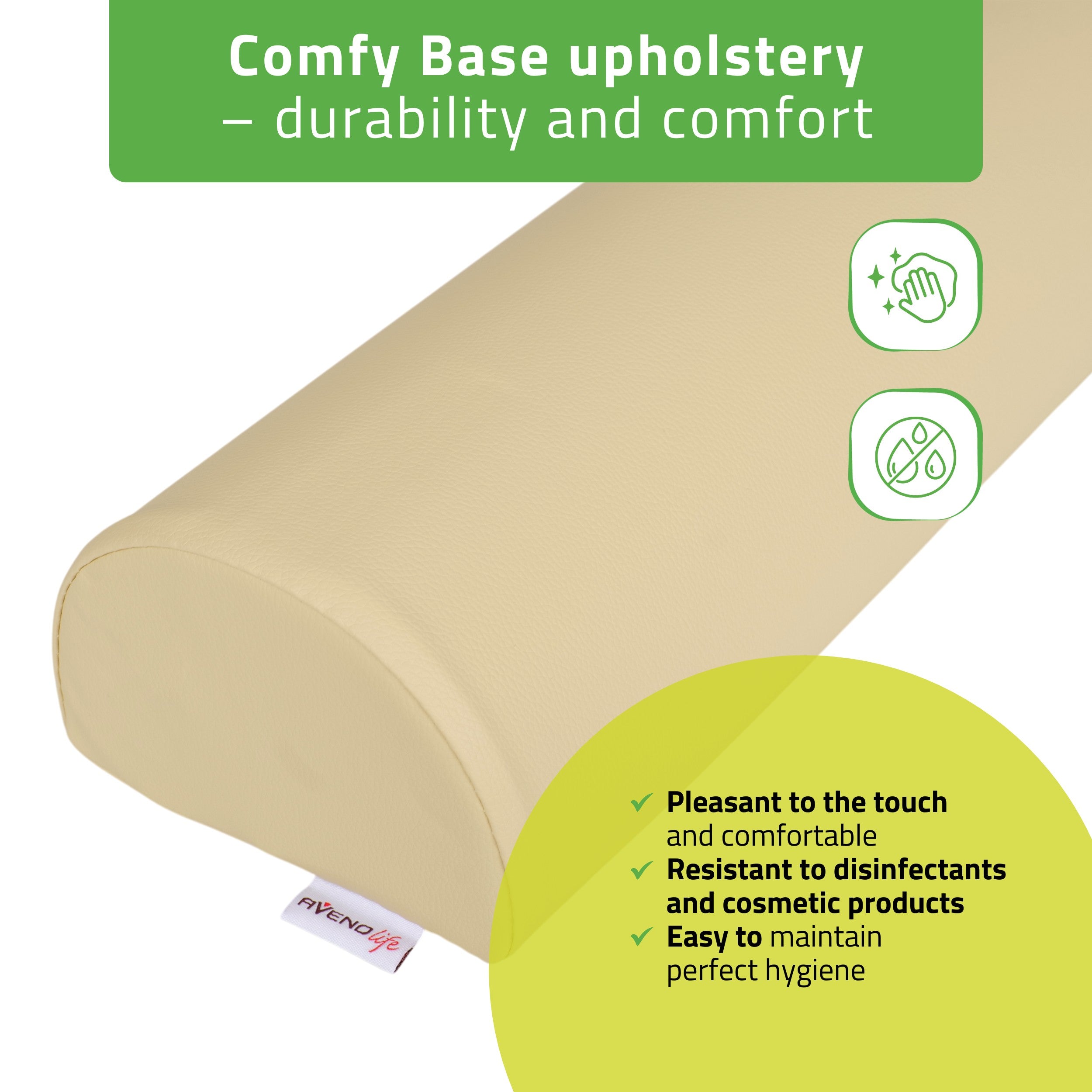 Semi Round Bolster 60x15x10 - K533 Beige