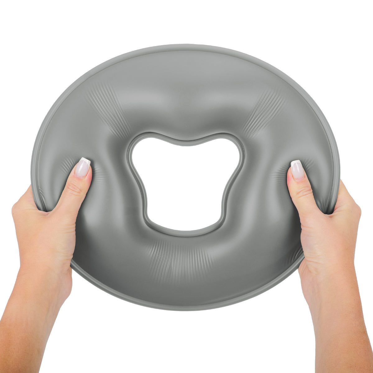 Silikon-Gel-Gesichtskissen für Massageliege, Komfort Grau