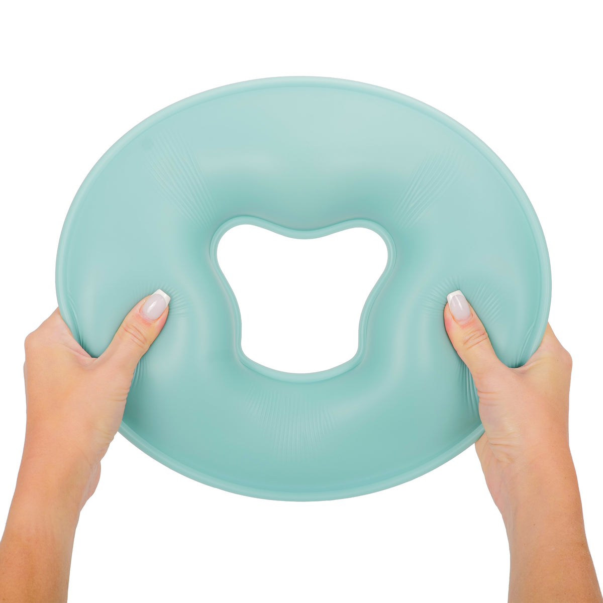 Silicone (gel) face pillow for massage table, Komfort Matcha green