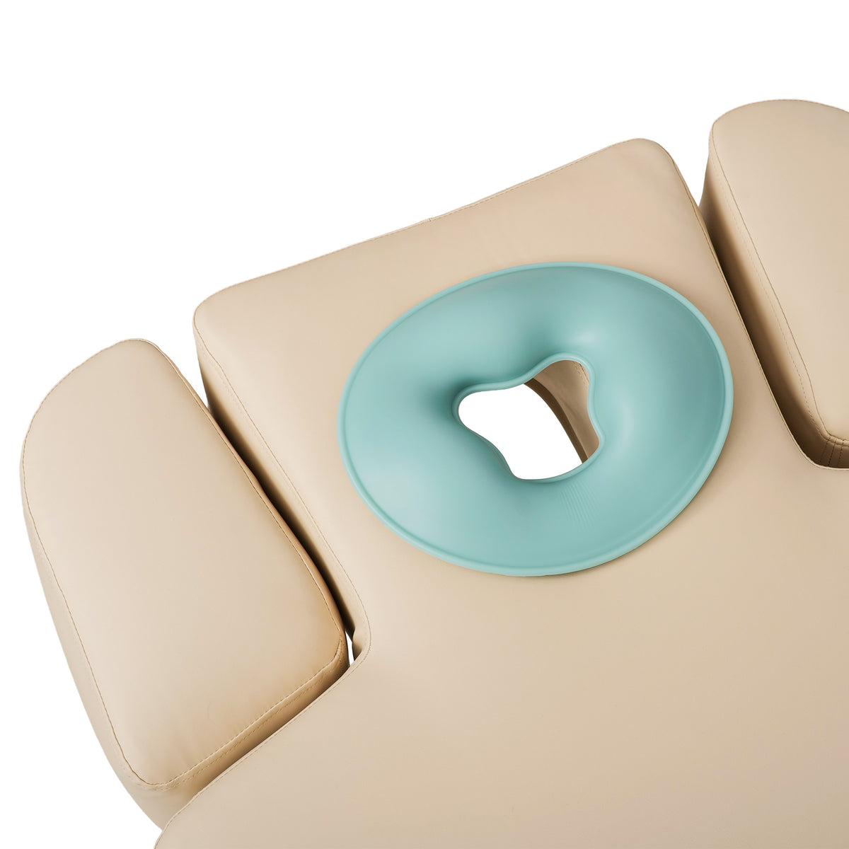 Silicone (gel) face pillow for massage table, Komfort Matcha green