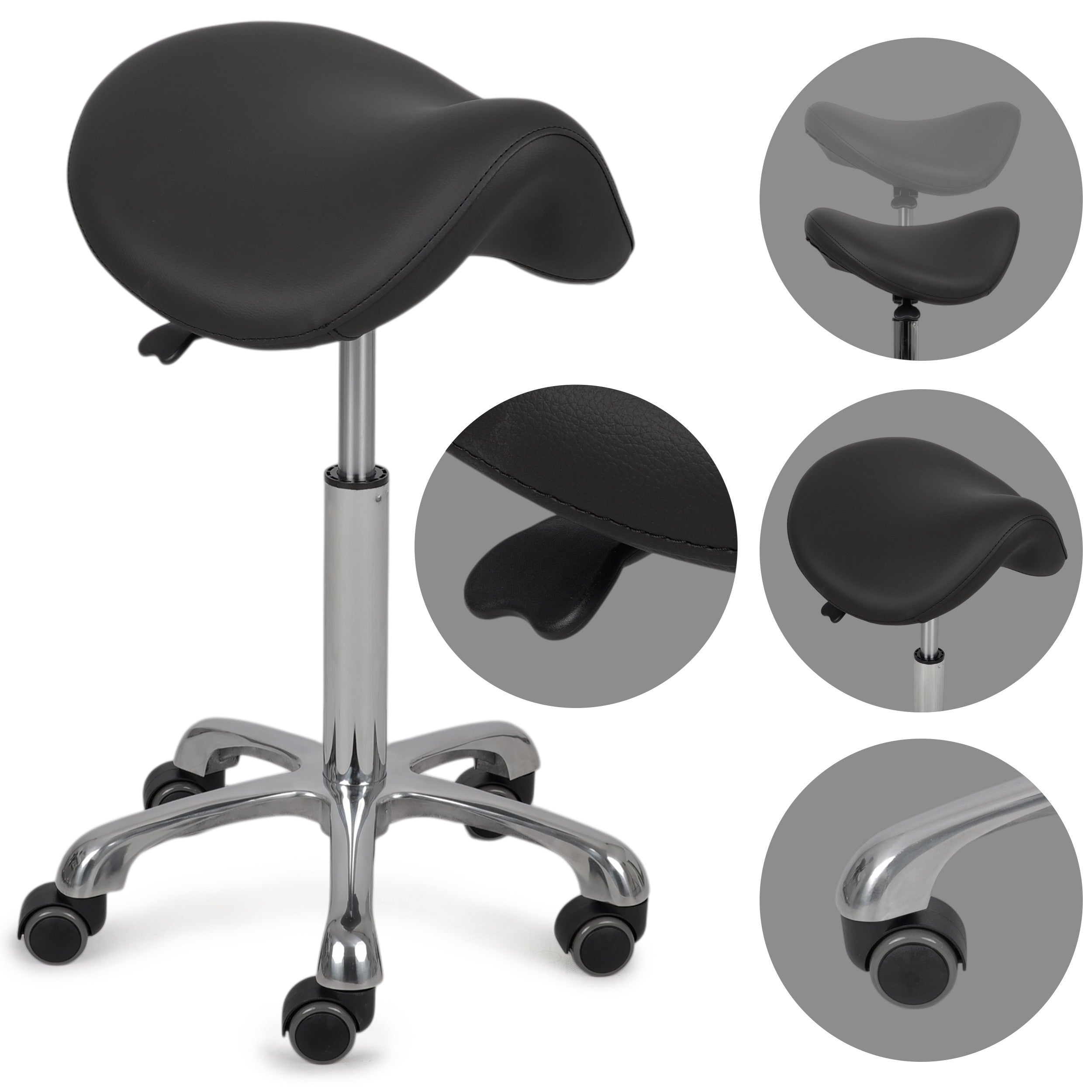 Stool Alma So Skin K515 Black