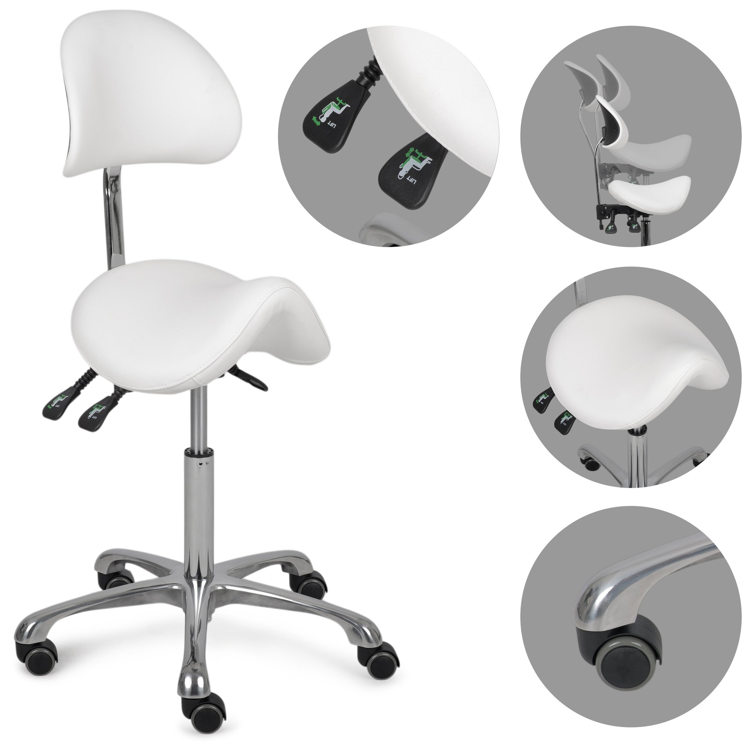Stool Diana So Skin K401 White