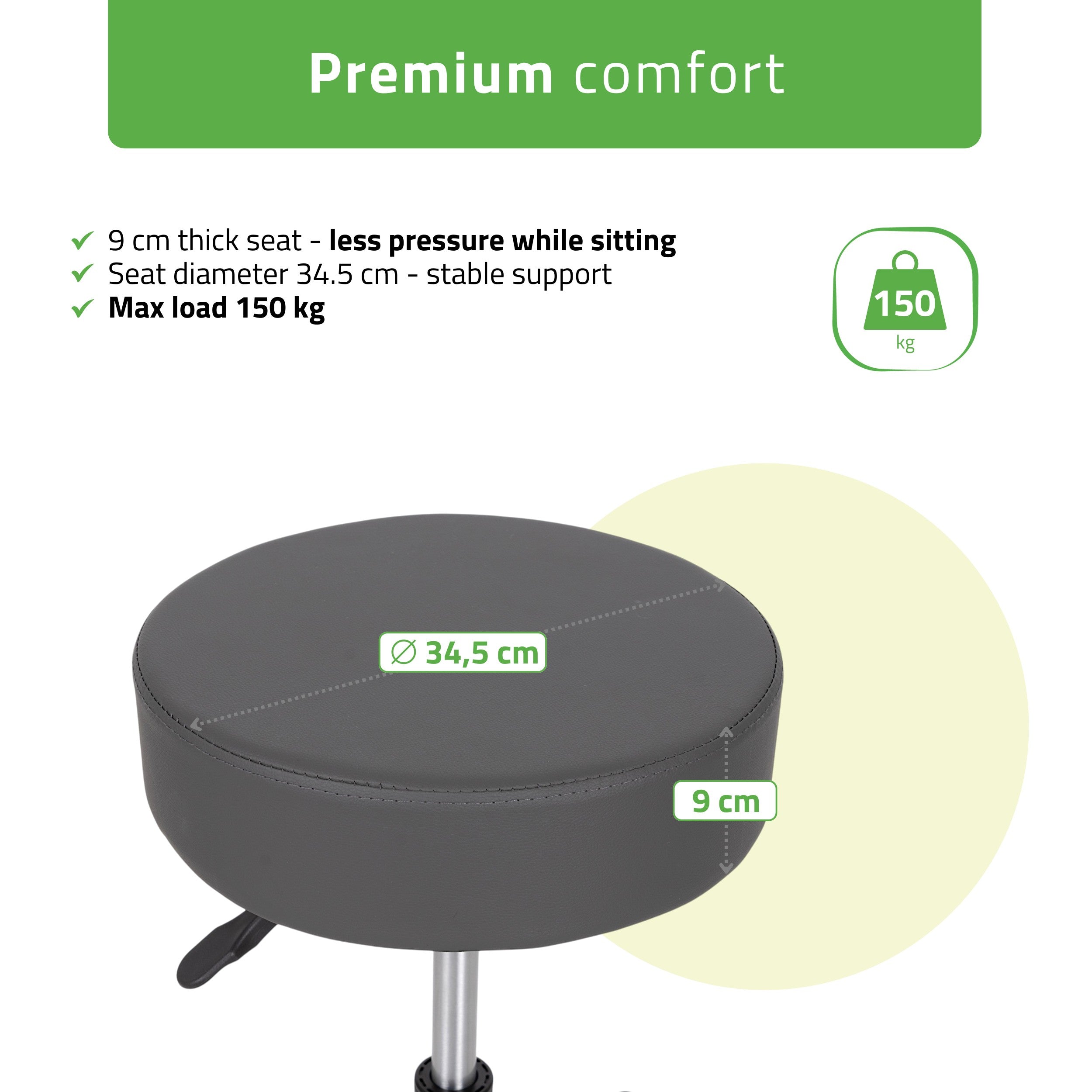 Krēsls TIMO, Comfy Base k521, pelēks