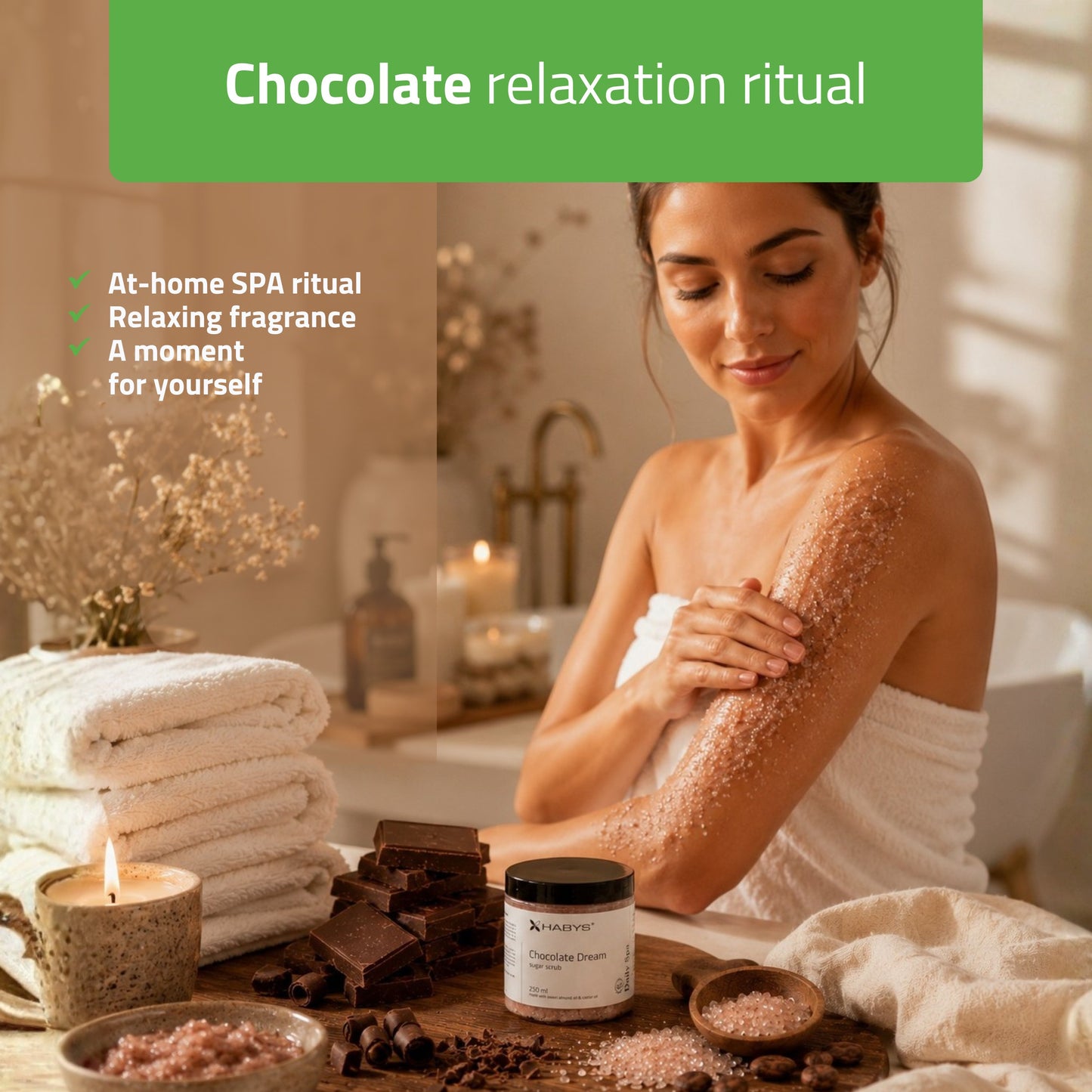 Sugar Scrub Daily Spa Chocolate Dream HABYS 250 ml