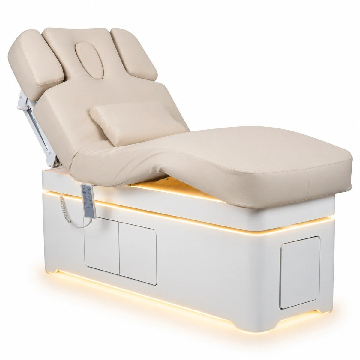 Vellia Beige – Electric SPA Bed with Heating and Storage