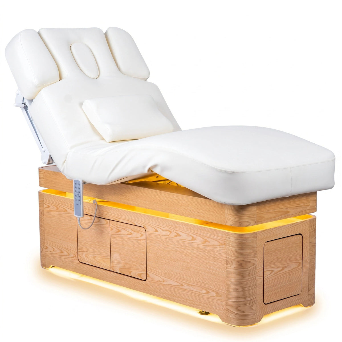 Vellia White – Electric SPA Bed with Heating and Storage