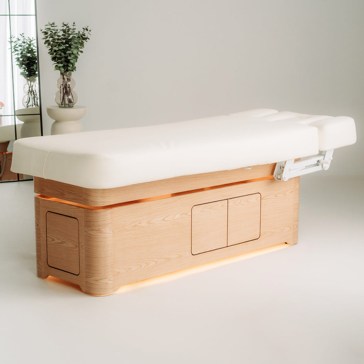 Vellia White – Electric SPA Bed with Heating and Storage