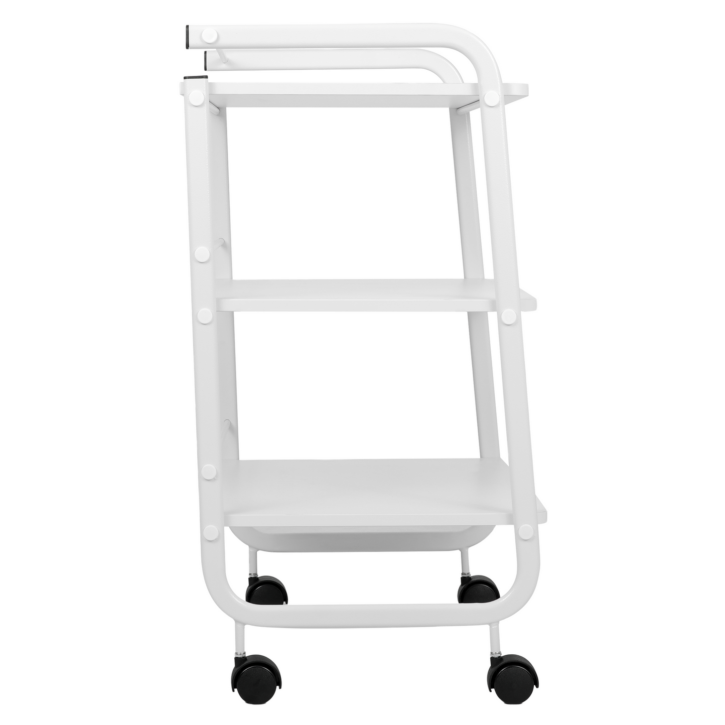 Vexo trolley with 3 shelves white