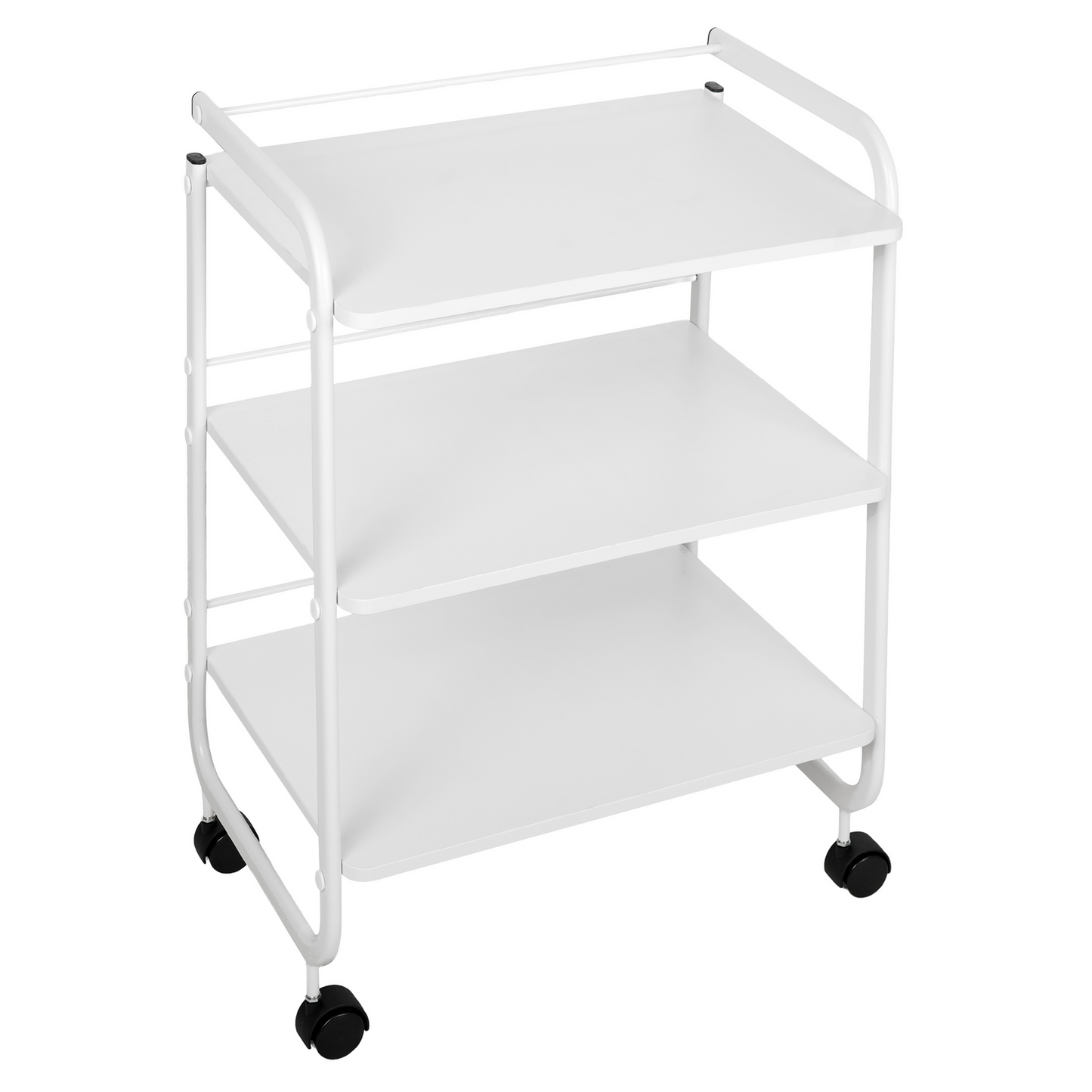 Vexo trolley with 3 shelves white