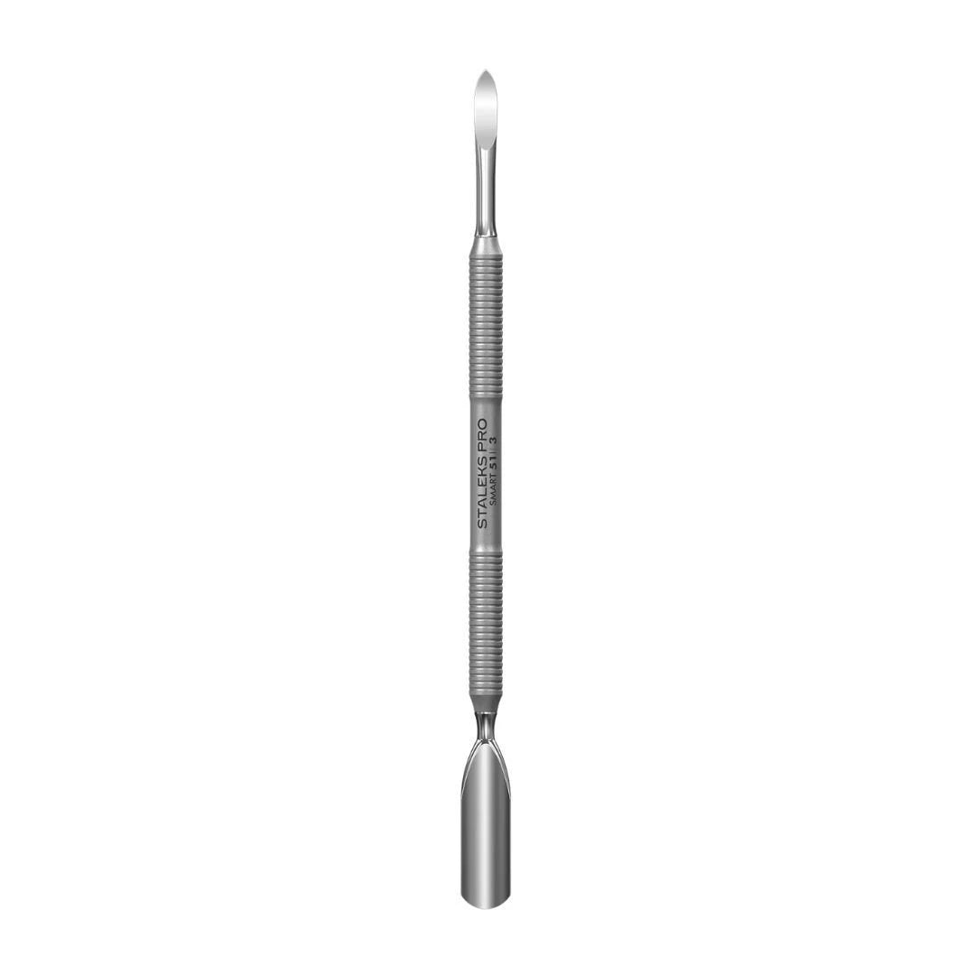Manicure pusher SMART 51 TYPE 3 (rounded wide pusher and nail cleaner)