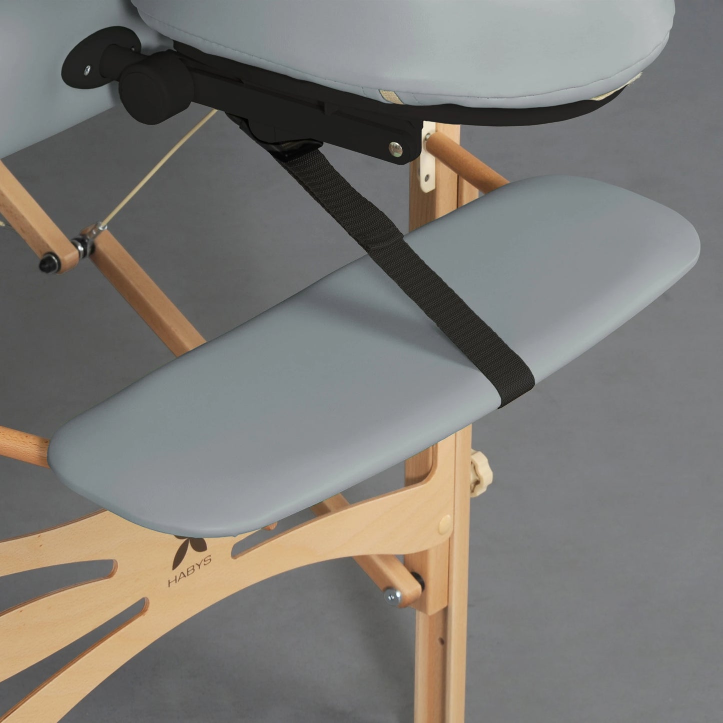 Massage Table Panda Light Wood 70 Vinyl Flex K029 Grey
