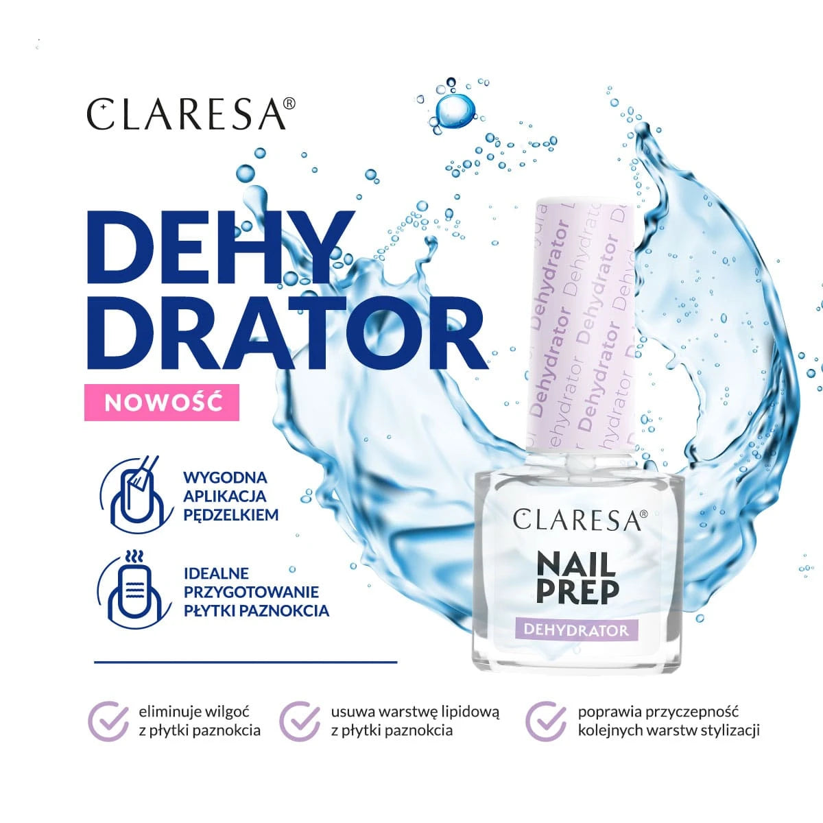 Claresa Nail Prep Dehydrator, 5 ml