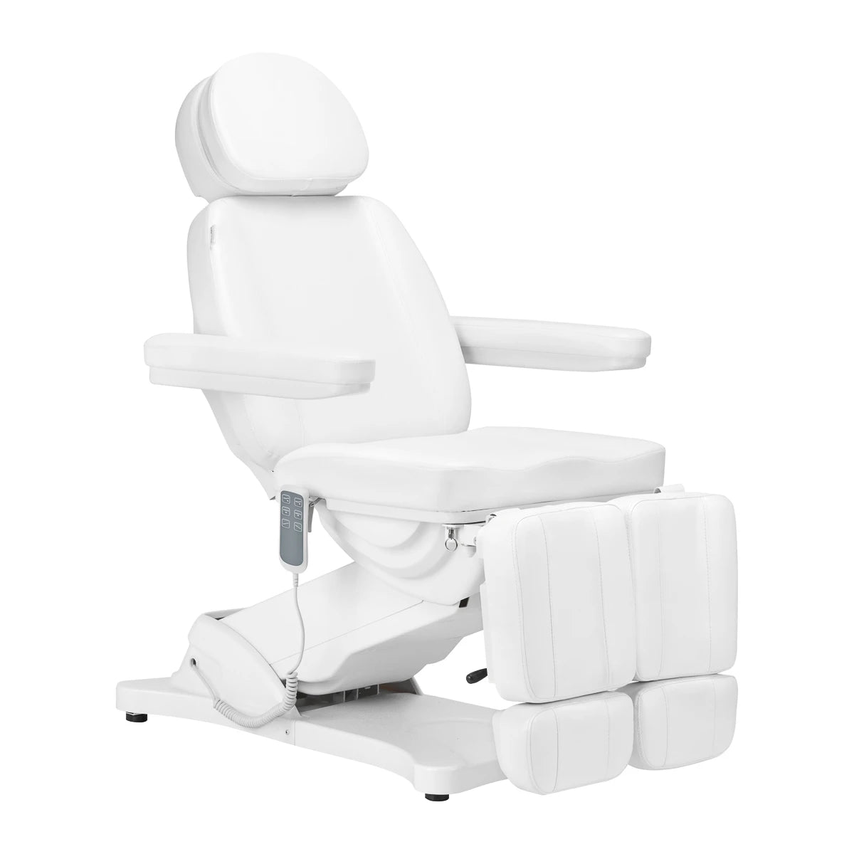 Pedikīra krēsls SILLON CLASSIC PEDI, 3 motori, balts