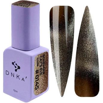 COLOR GEL POLISH CAT`S EYE "DNKa", 12 ml #0145 BOHEMIAN
