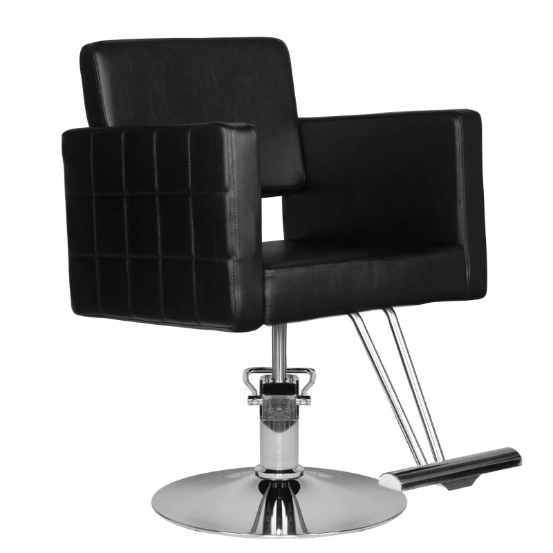 Hair System HS33 Friseurstuhl, Schwarz