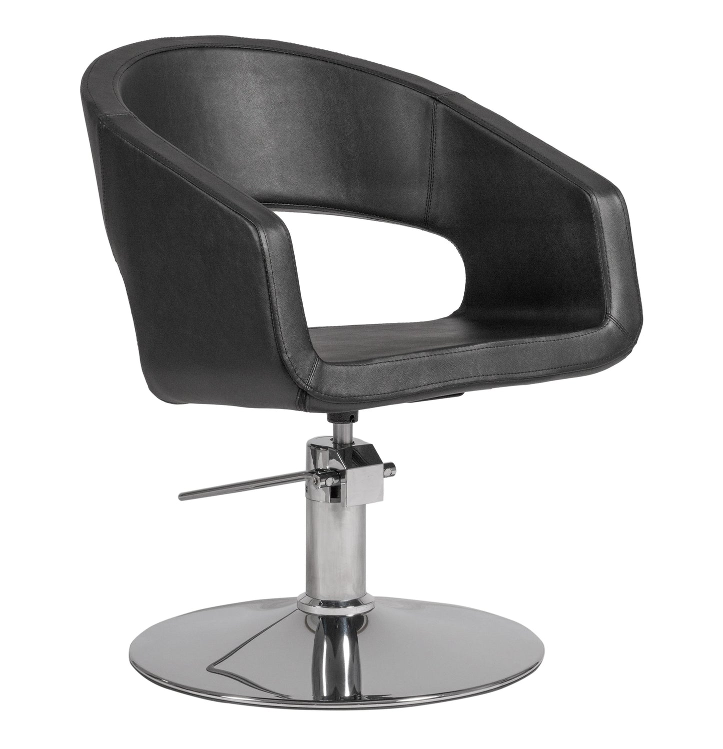 BOHO Black Round Base Barber Chair
