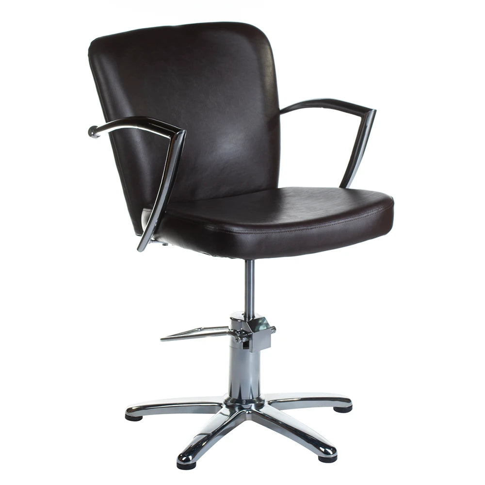 Hairdressing chair LIVIO BH-8173, brown
