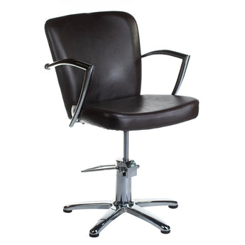 Frizētavas krēsls LIVIO BH-8173, brūns
