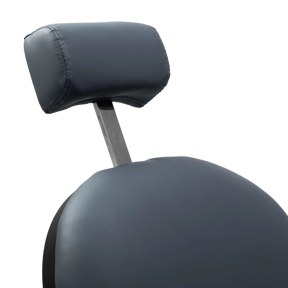 Barbershop chair Gabbiano Niccolo, graphite colour, without decorative buttons