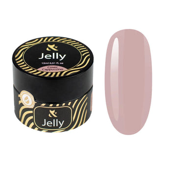 Modelēšanas gēls (Jelly Gel) Cover Cappuccino, 15 ml