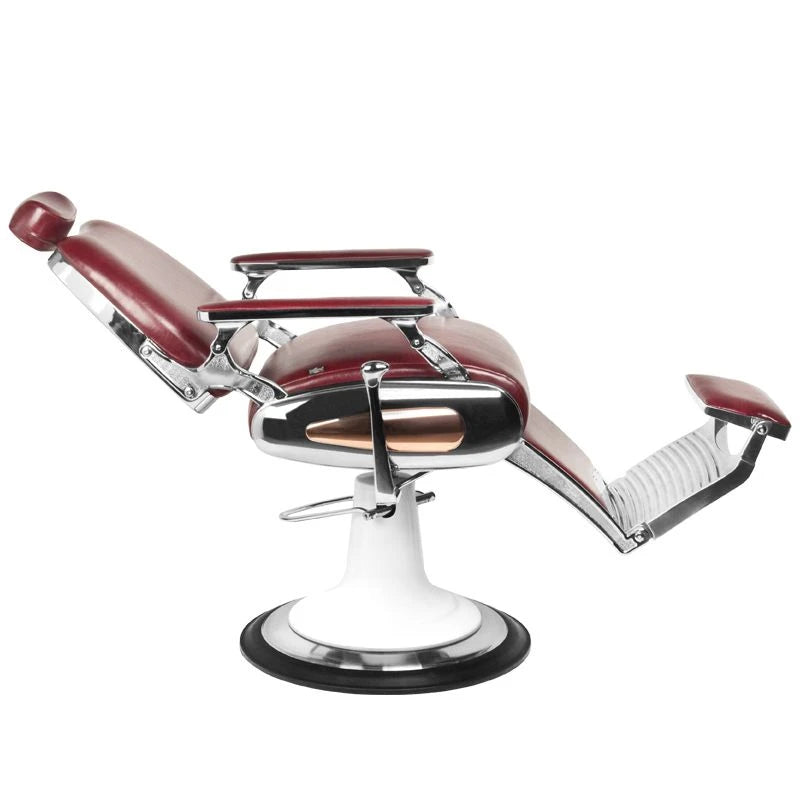 fauteuil Barbier Gabbiano moto style bordeaux