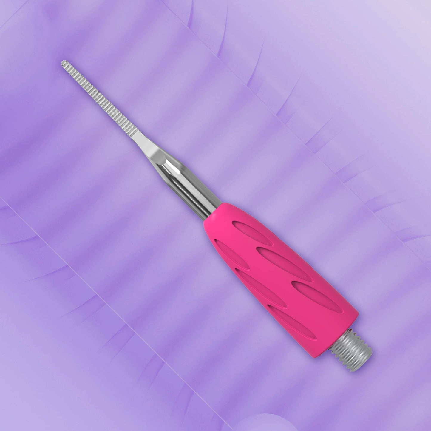 STALEKS UNIQ 36 Combo Working part of the pusher (straight narrow nail file) - Pink