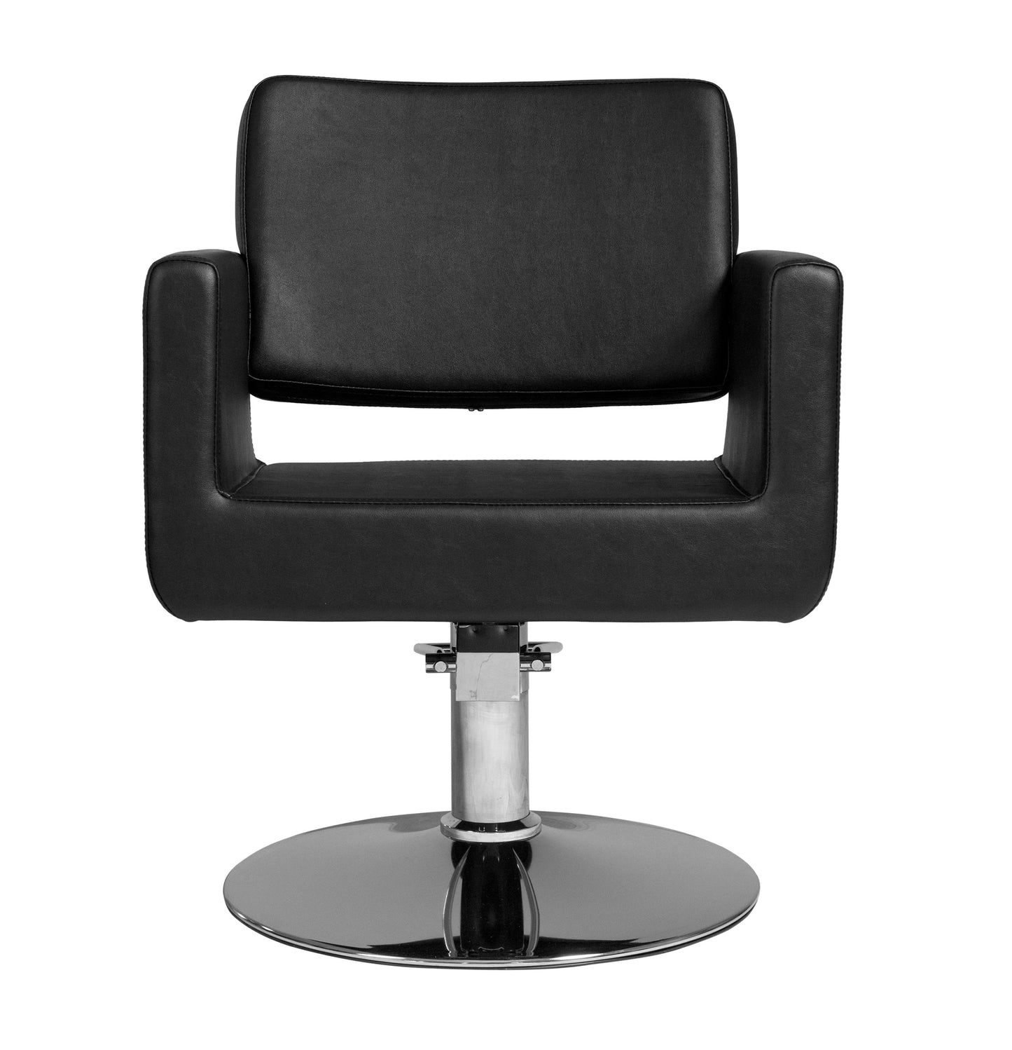 CHIC R Black Round Base Barber Chair