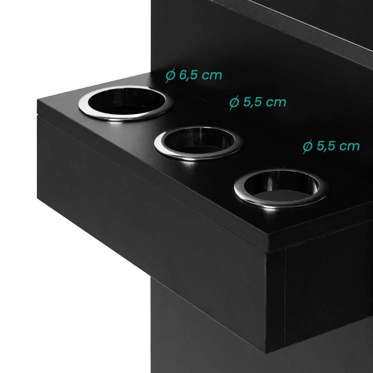 Gabbiano Kappersconsole TOTEM BLACK