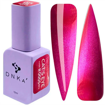 DNKa Cat Eye hibridinis nagų lakas 0005 Color, 80's koleksija