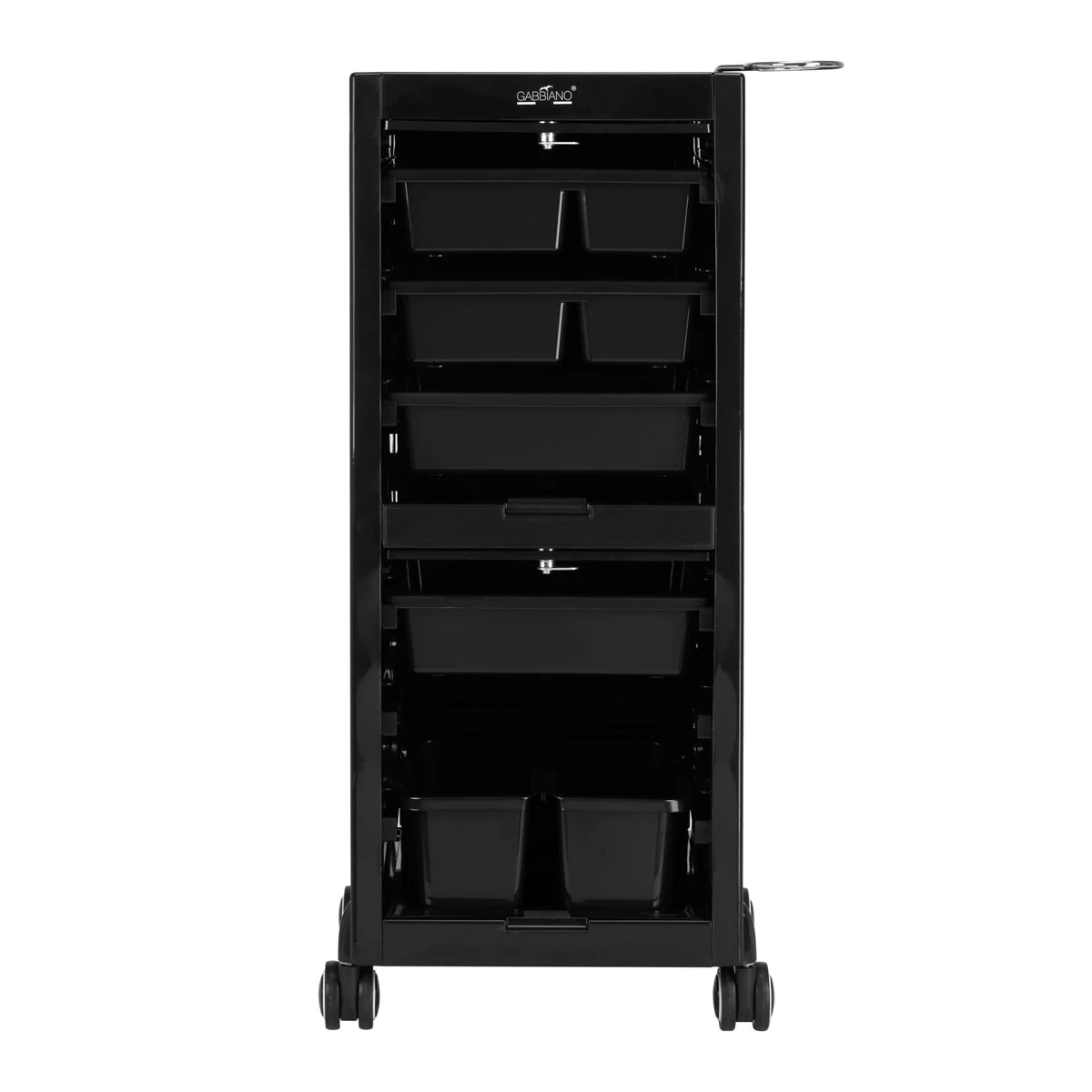 Парикмахерское тележка Gabbiano 68C, черная