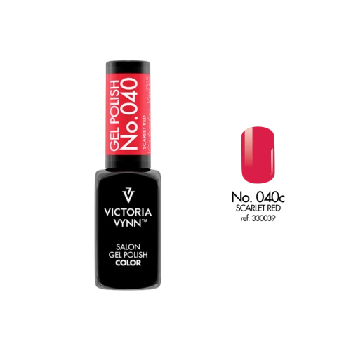 Victoria Vynn Gēla nagu laka 040 Scarlet Red GP, 8ml