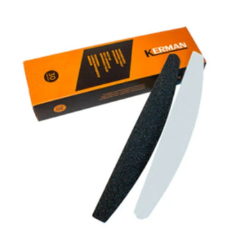 Kerman files Moon, with Softenation 240 grit - 30 pcs..