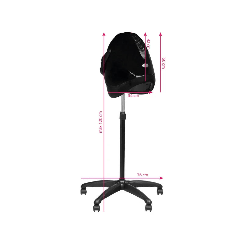 Gabbiano Vertikālais žāvētājs Hood LX-201S, viens ātrums, melns
