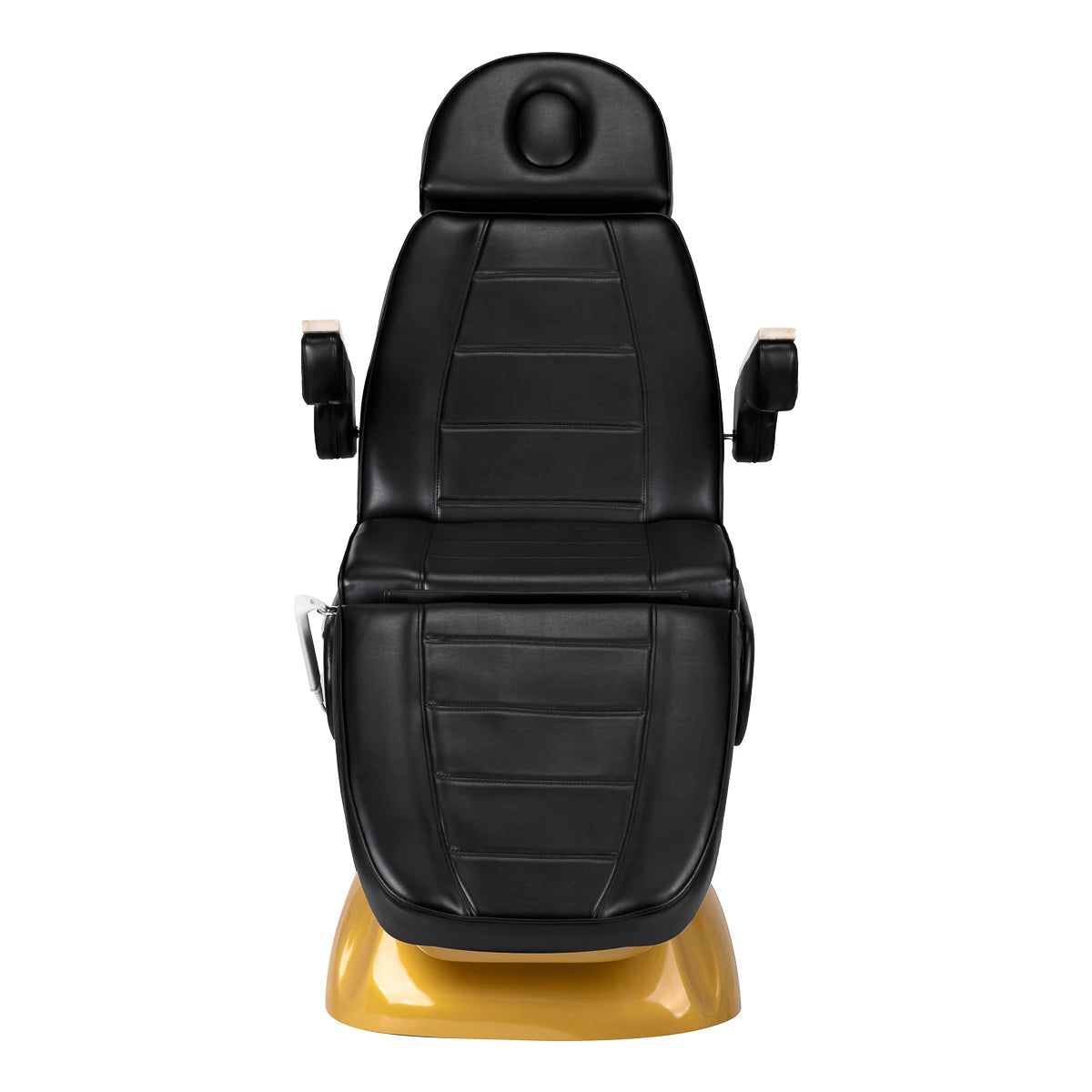 Kosmetoloģijas krēsls - kušete SILLON LUX 273b, 3 motori, zeltaini-melna