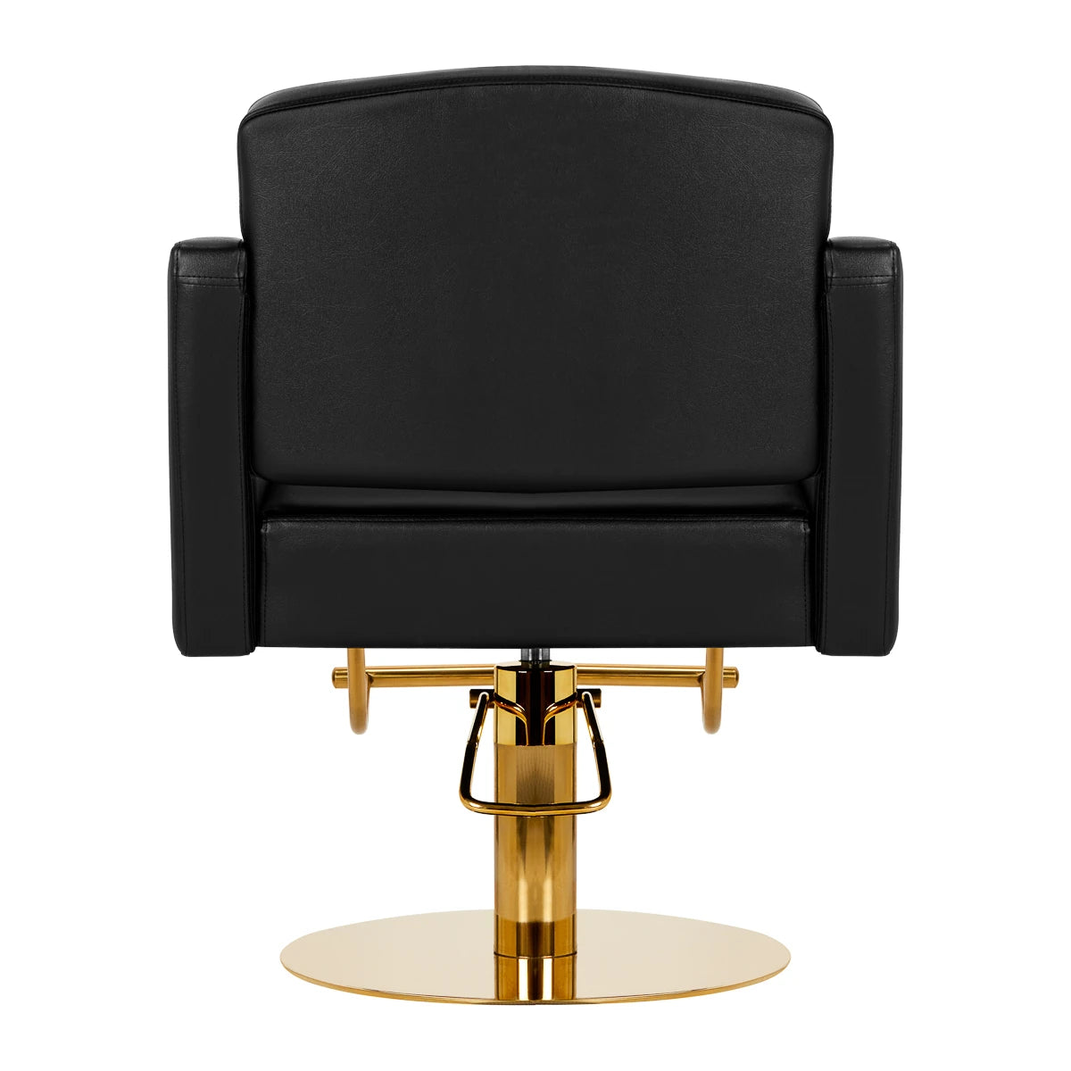 Hairdressing chair Gabbiano Turyn black gold