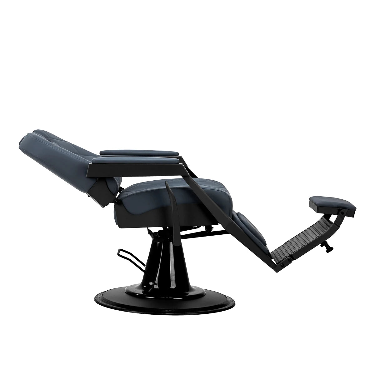 Gabbiano barber chair Bruno with black frame Graphite