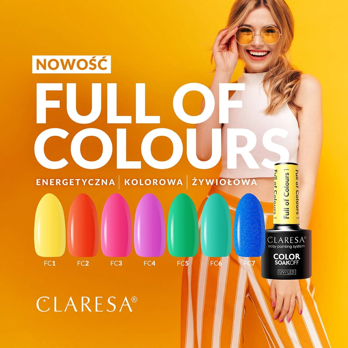 Claresa Geellakk Full of colours 5, 5g