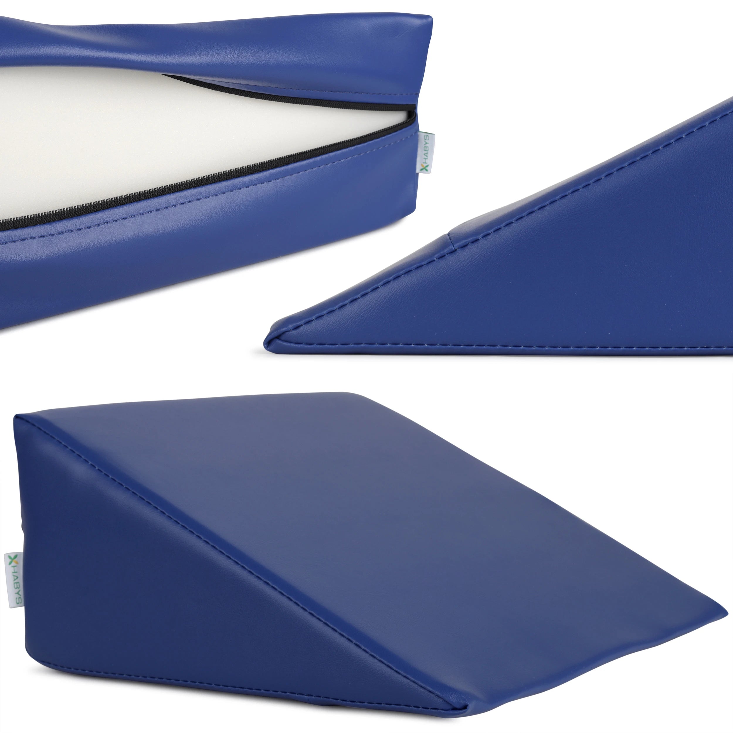 Wedge coussin cylindrique 30x40x16 K012 bleu marine