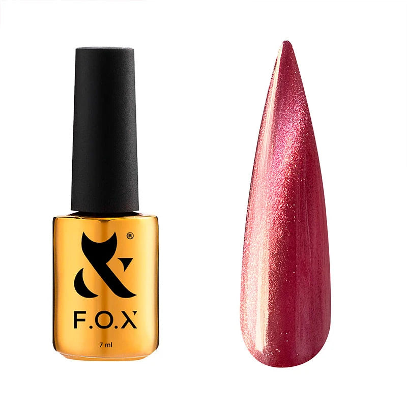 Gel Polish Cat Eye Red, 7 ml