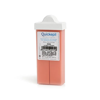 Quickepil Воск для депиляции лица узкий ролик, роза, 110 г