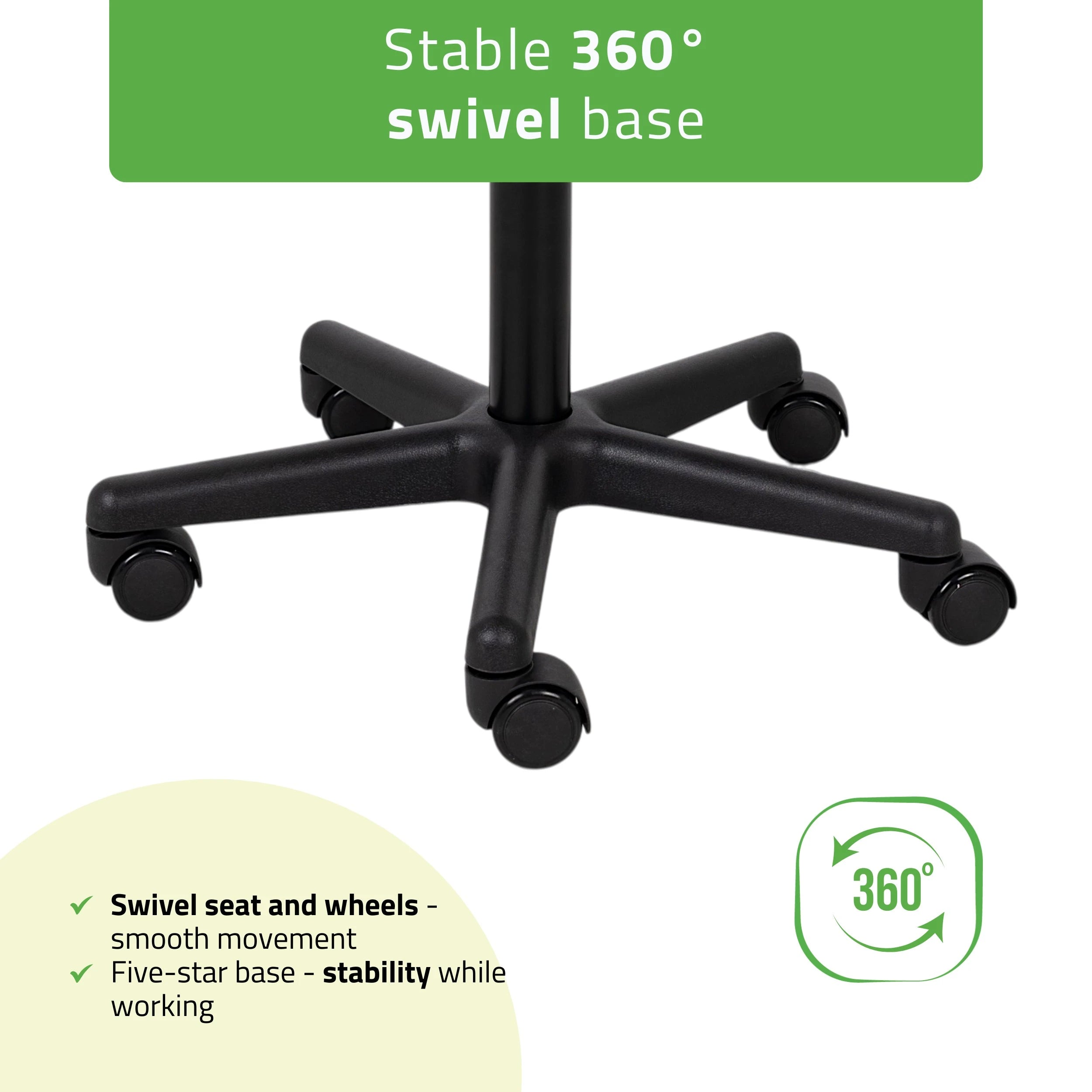 Kosmētiskais krēsls TIMO, Comfy Base k501, balta