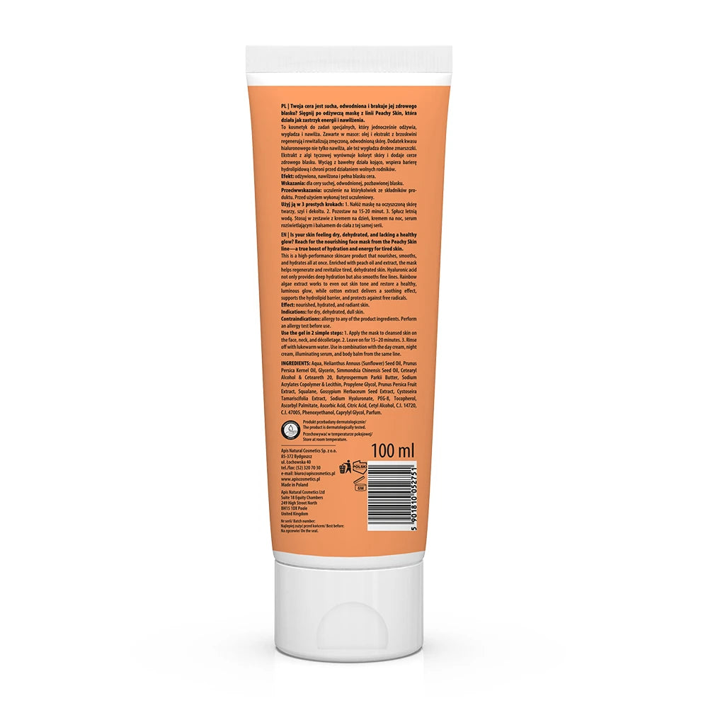 Apis PEACHY SKIN Næringsgiv ansigtsmaske 100 ml