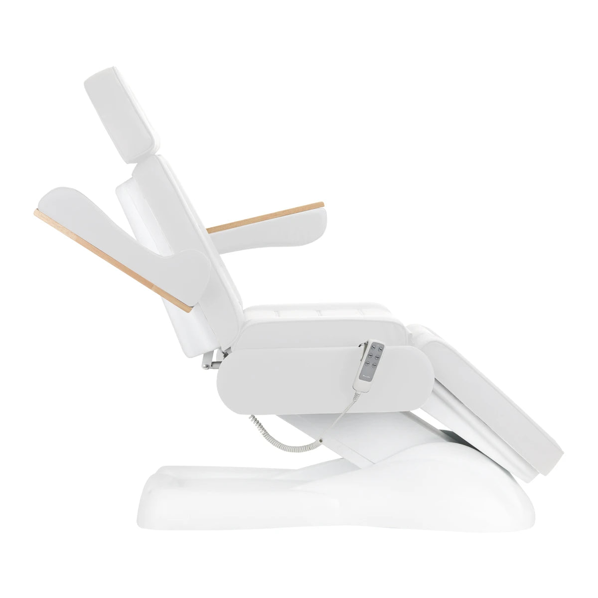 Kosmetoloģijas krēsls - kušete SILLON LUX 273b, 3 motori, balta