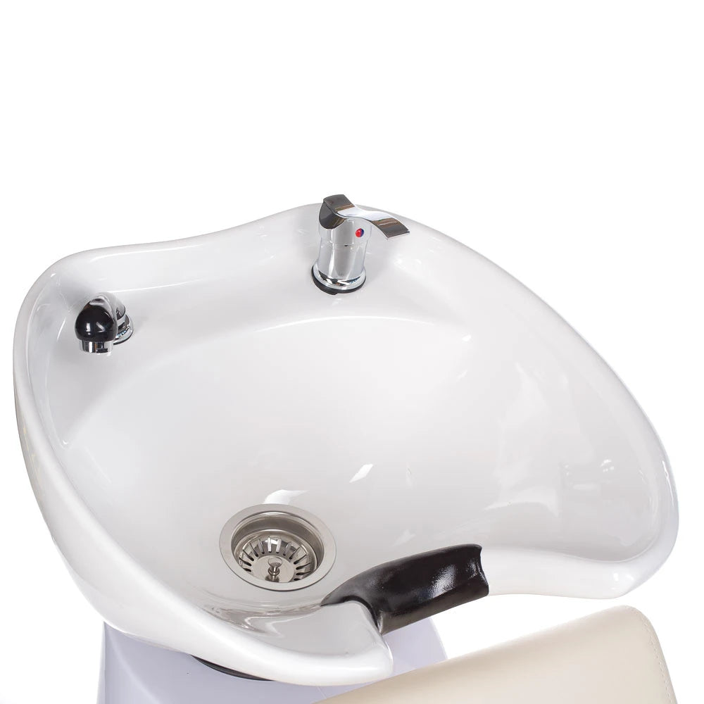 Rückwärtswaschbecken MILO BH-8025, Creme