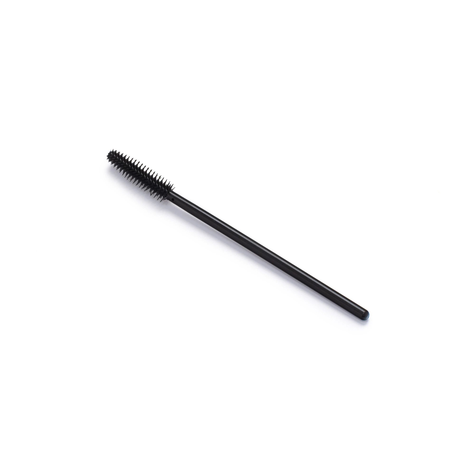 Silicone brush for eyelashes and eyebrows, - black 50 pcs