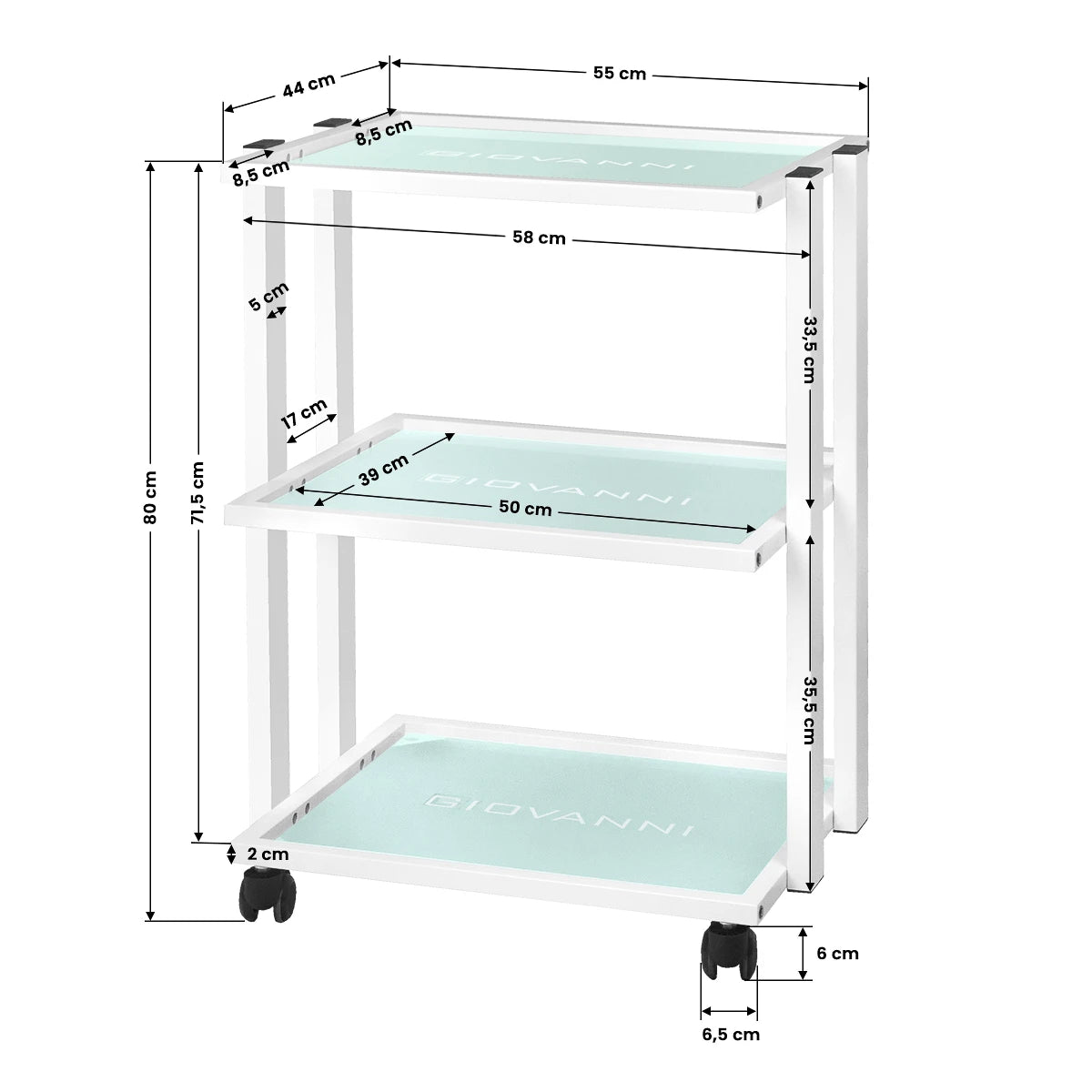 Cosmetic table type 1041 giovanni