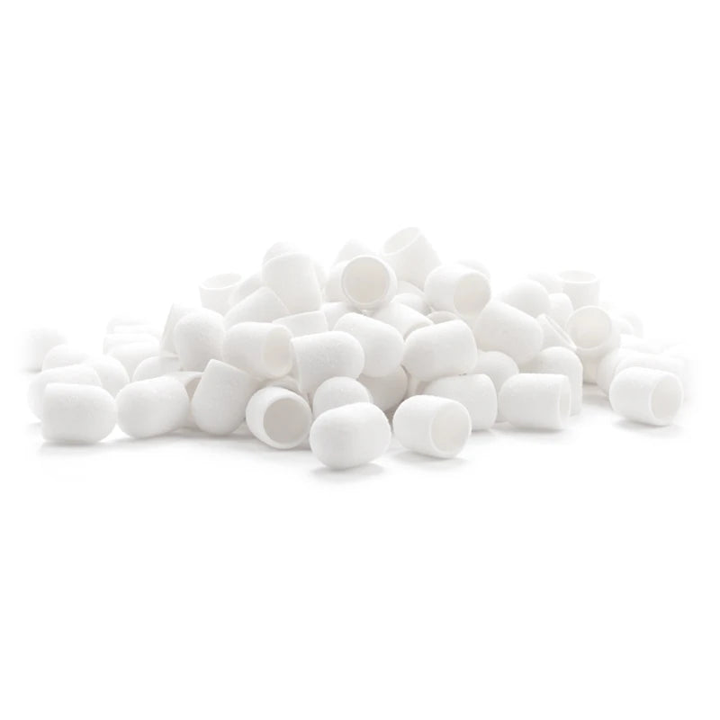 10pcs. jetable caps pédicure 13mm, medium-hard (80 grit)