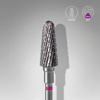 Staleks EXPERT Kõvasulamist puuriotsik frustum, 6 mm pea läbimõõt, 14 mm tööosa, violetne
