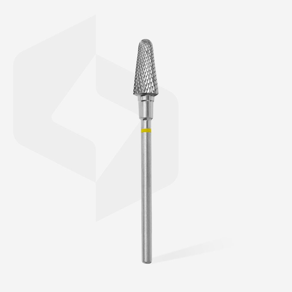 STALEKS EXPERT Hartmetallfräser Kegelstumpf, Ø 6 mm, Arbeitsteil 14 mm, gelb